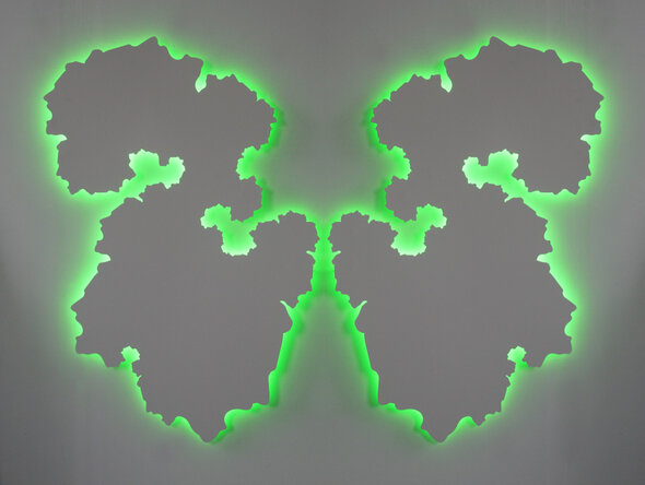 Paul Hosking untitled (green neon)